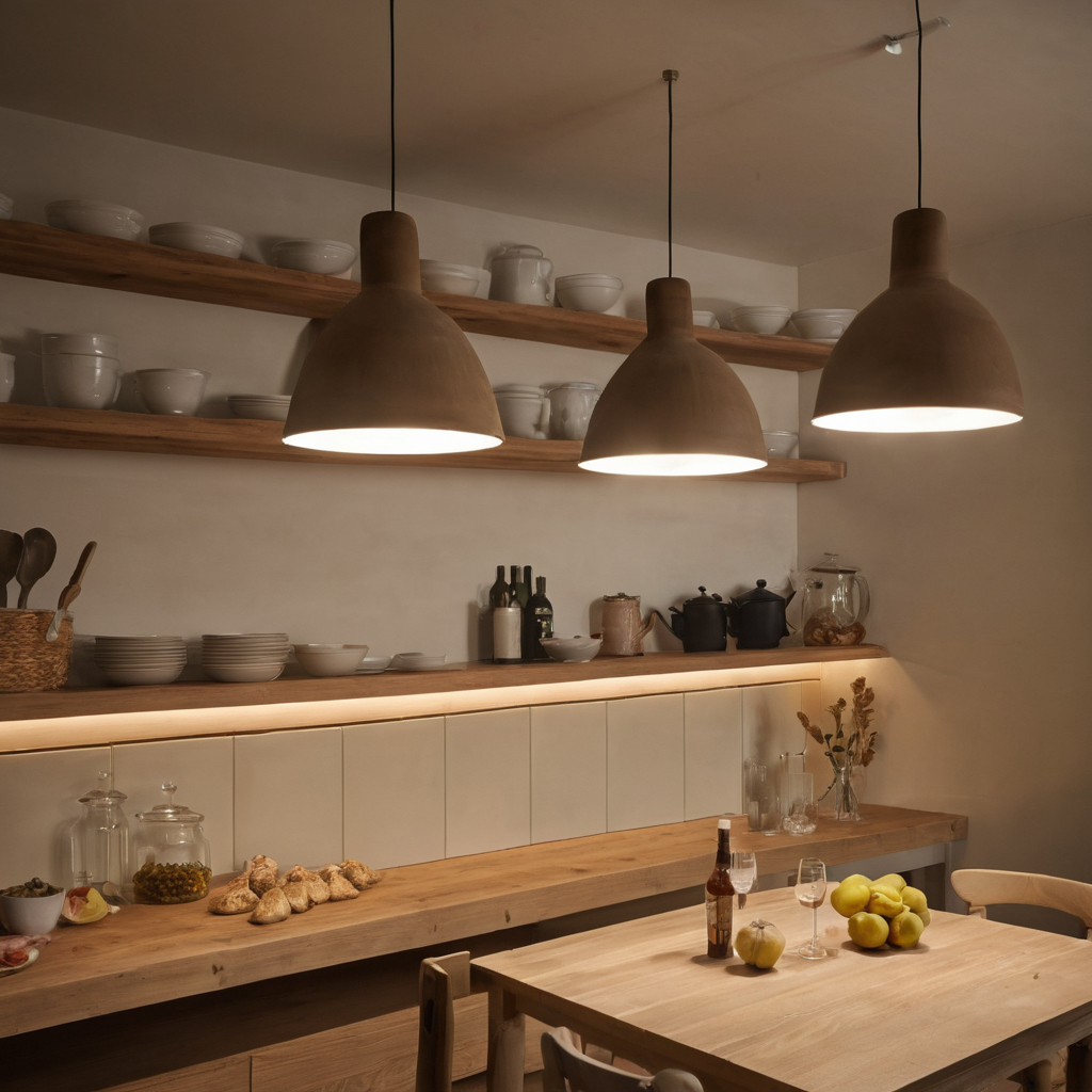 Which color temperature and color quality preserve country kitchen finishes editorial visual
